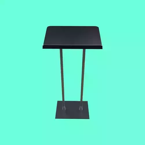 Acrylic Pulpit with Poles