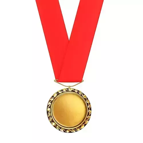 Sports Medal Trophy Mockup 3 3D model