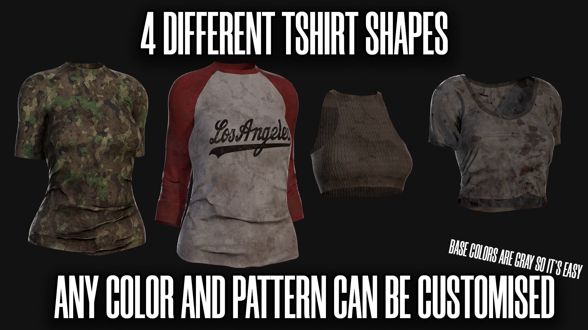 Survival Girl - Game Ready Low-poly 3D model_8