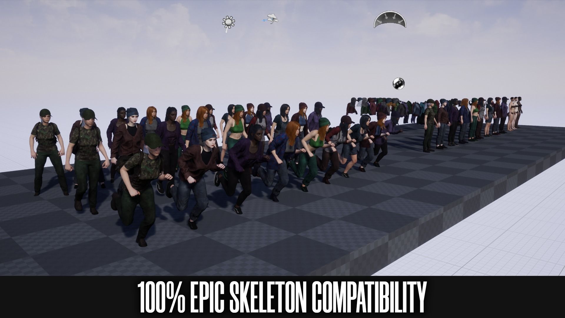 Survival Girl - Game Ready Low-poly 3D model_17