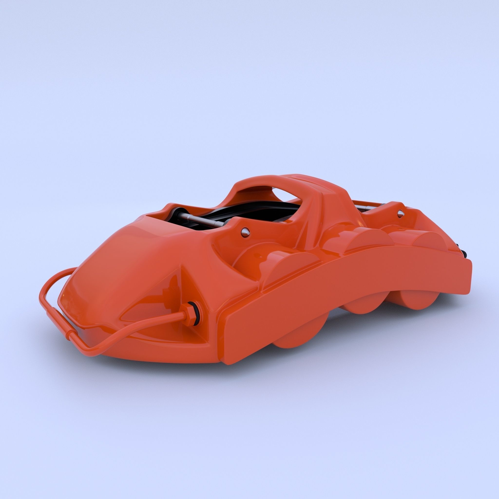 Car Disk Brake 3D model_2