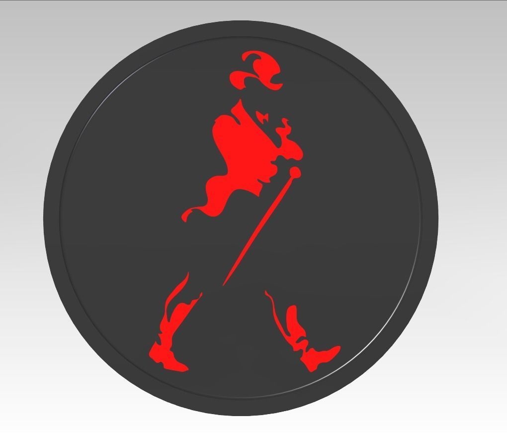 Liquor Coasters set 3D print model_8