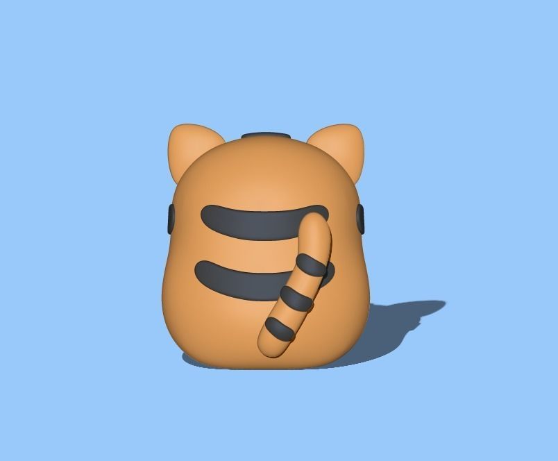 Zodiac Tiger 3D print model_2