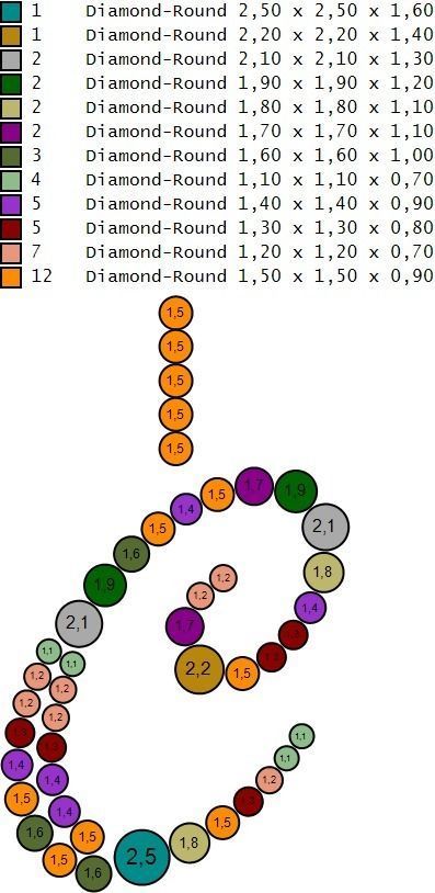 Initial Letters Pendant C 3D print model_16
