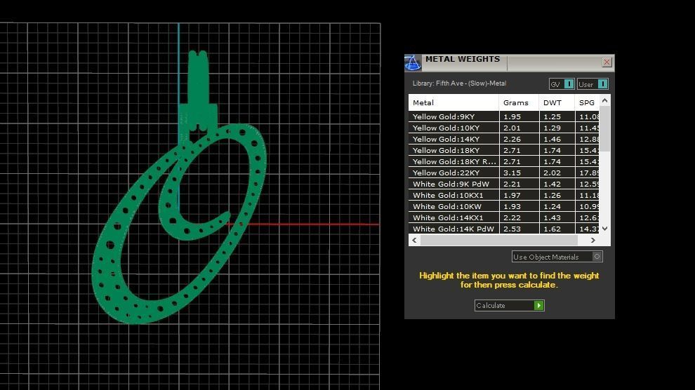 Initial Letters Pendant O 3D print model_8