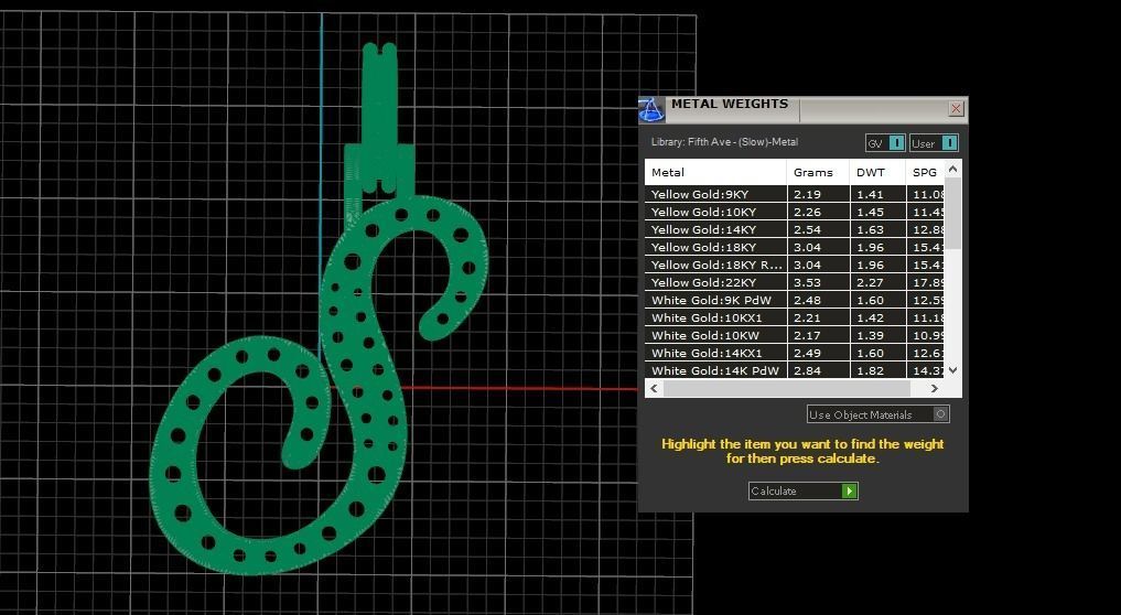 Initial Letters Pendant S 3D print model_7