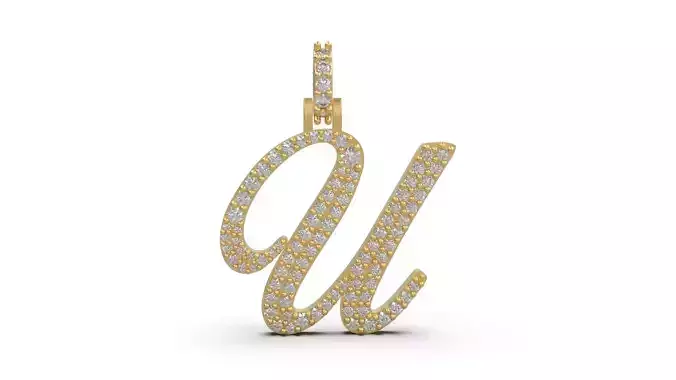 Initial Letters Pendant U
