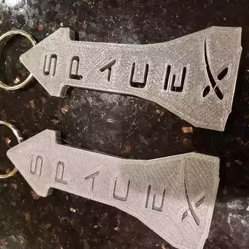 SN10 SpaceX Starship Keychain Free 3D print model