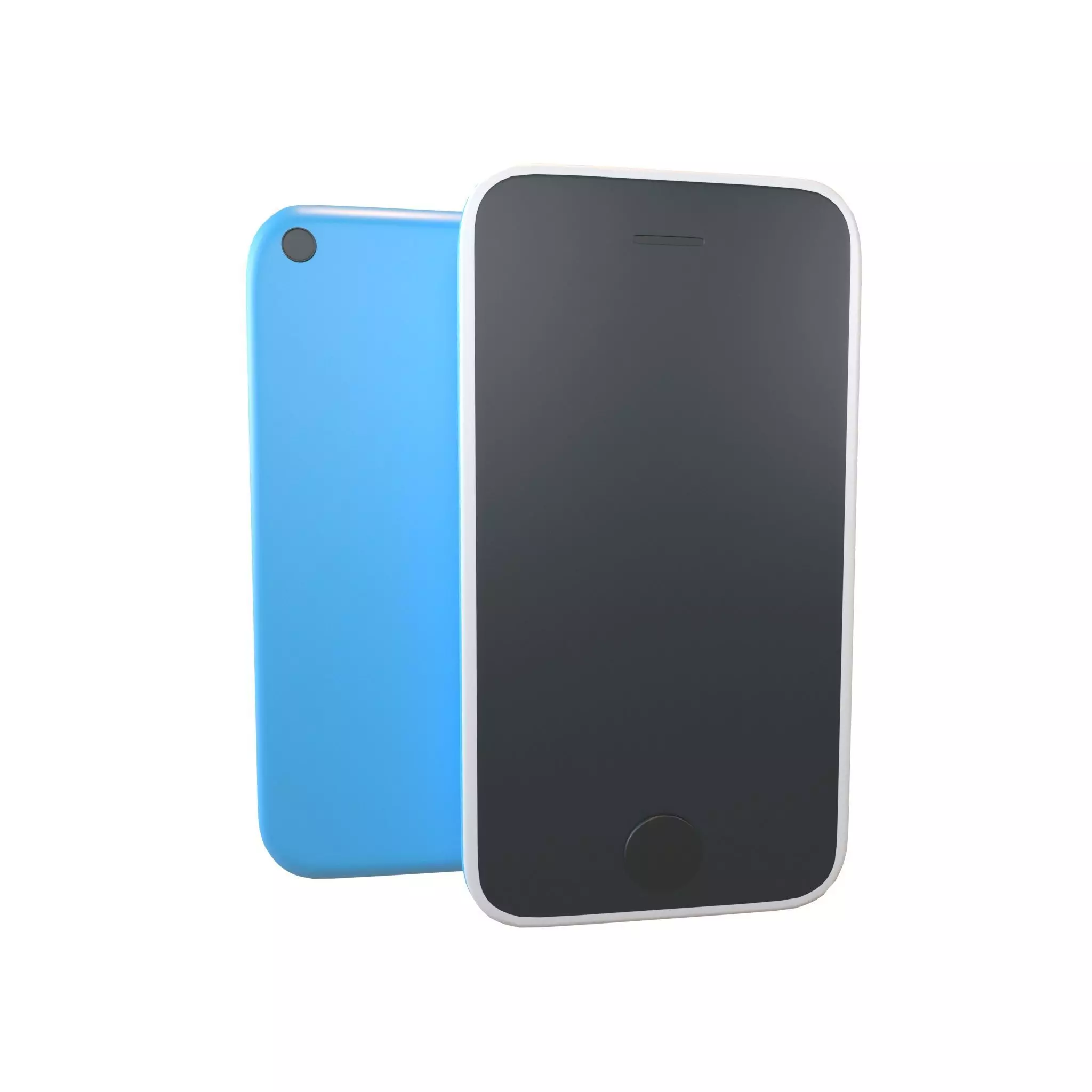 Cartoon Iphone 3G v1 003 Low-poly 3D model