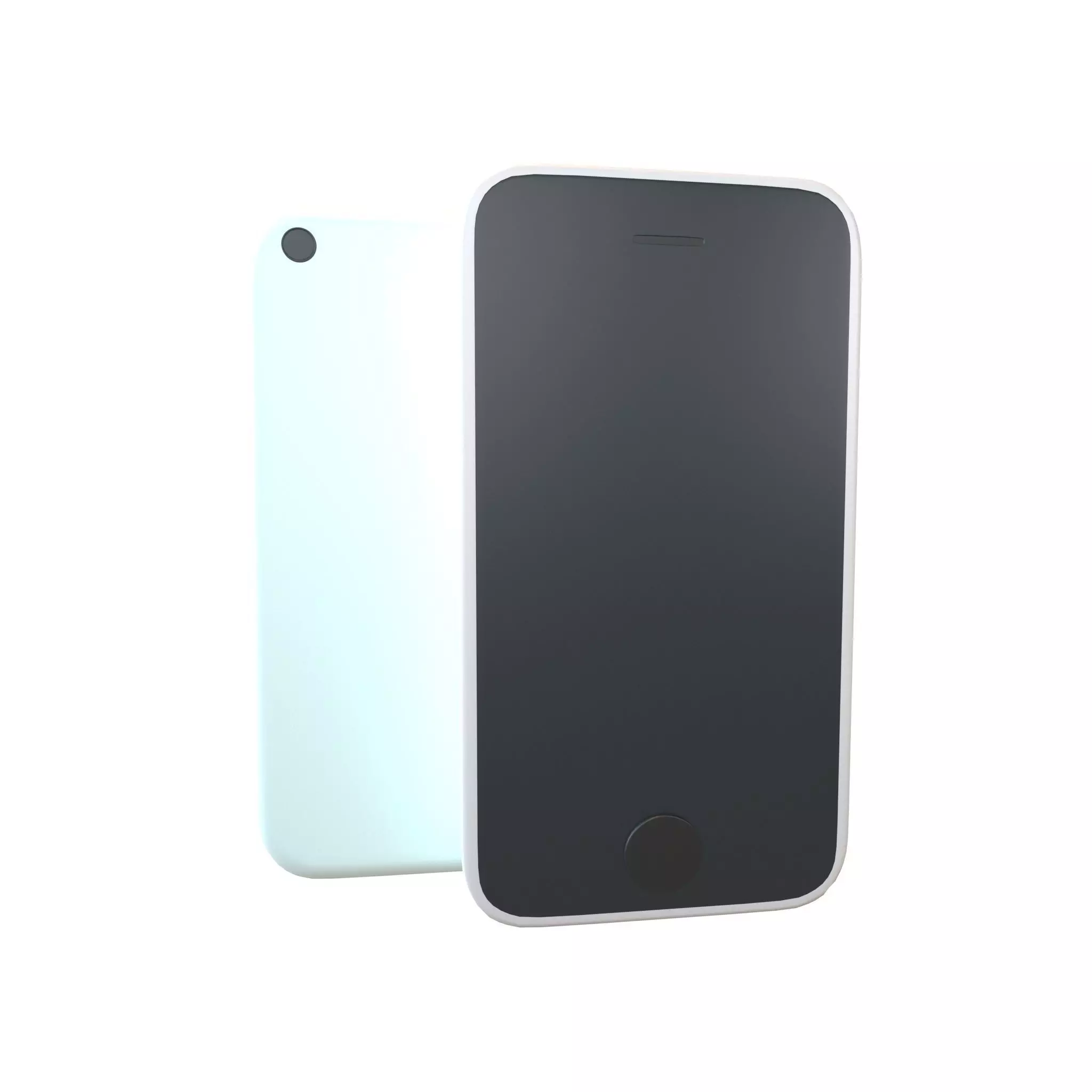 Cartoon Iphone 3G v1 006 Low-poly 3D model