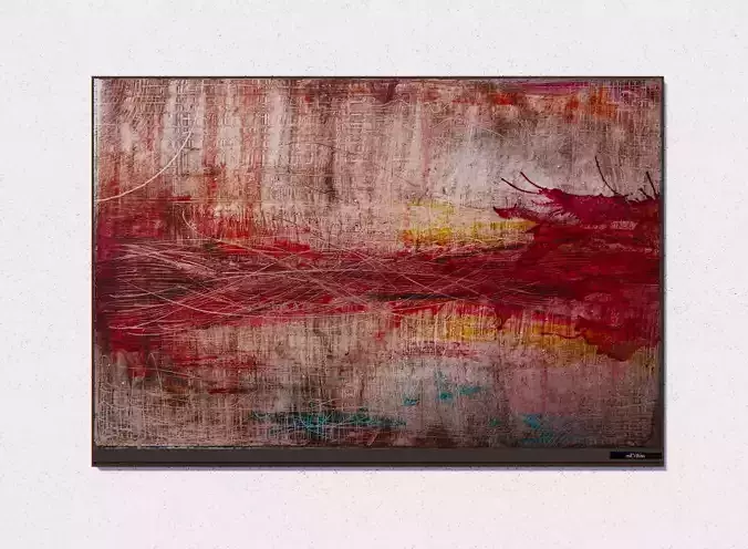 Abstract painting for wall decoration