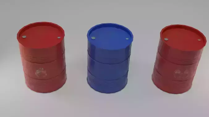 Metallic dirty barrel PBR