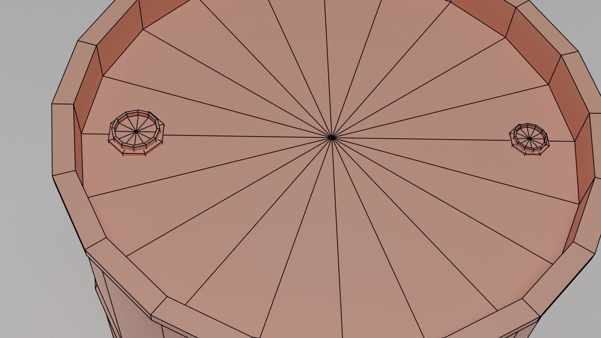 Metallic dirty barrel PBR Low-poly 3D model_3