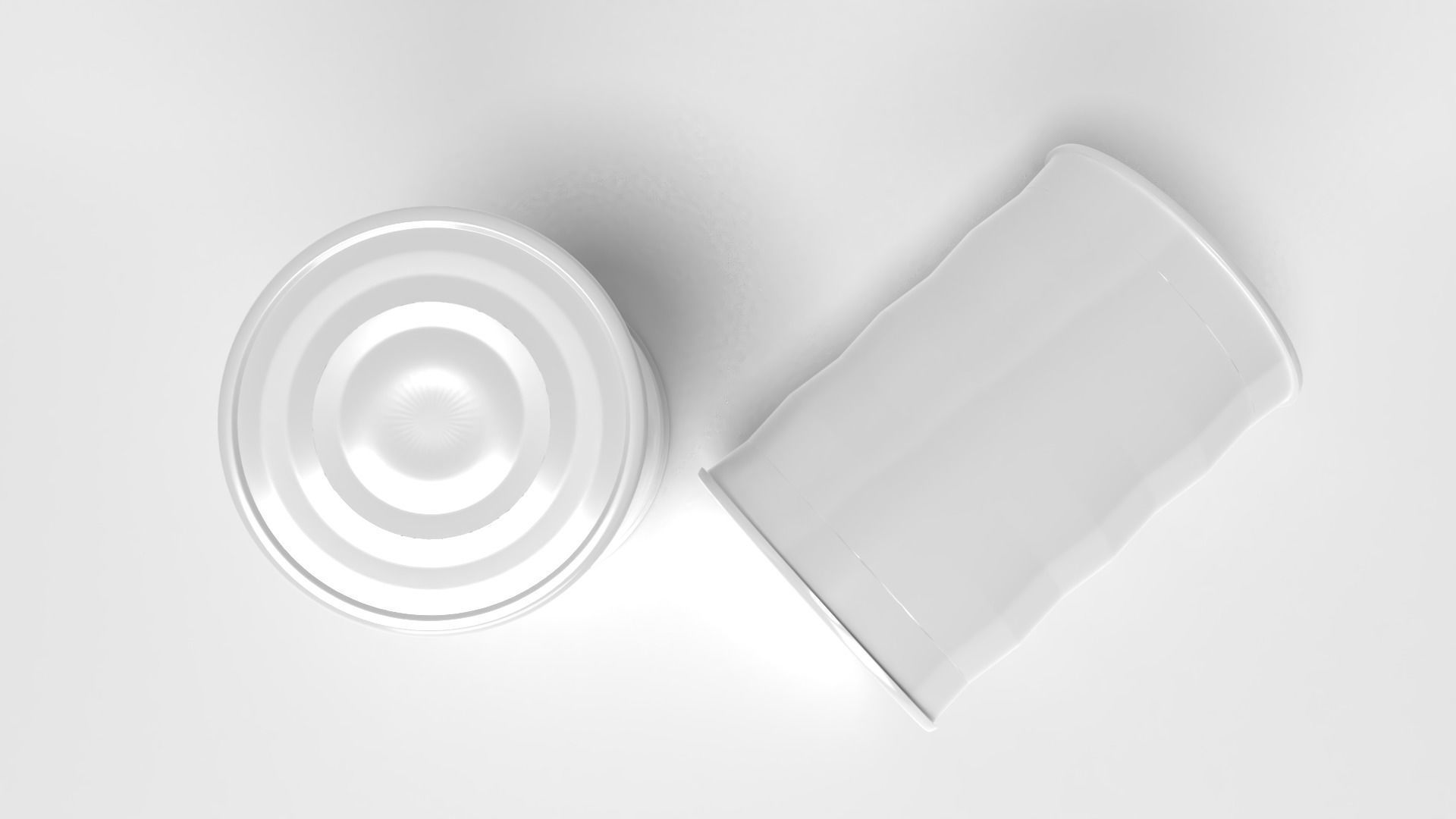 Food Cans 3D Model 3D model_3