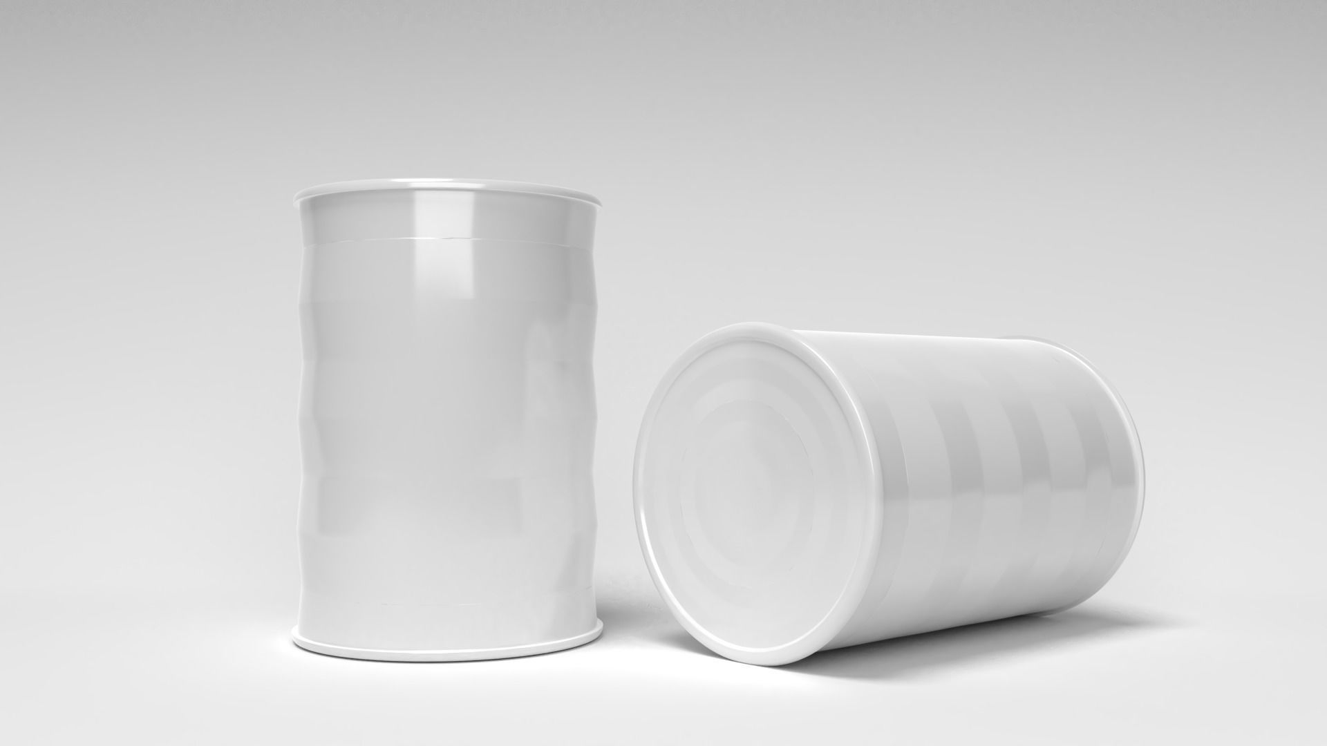 Food Cans 3D Model 3D model_1