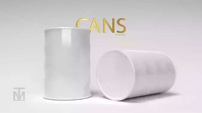 Food Cans 3D Model