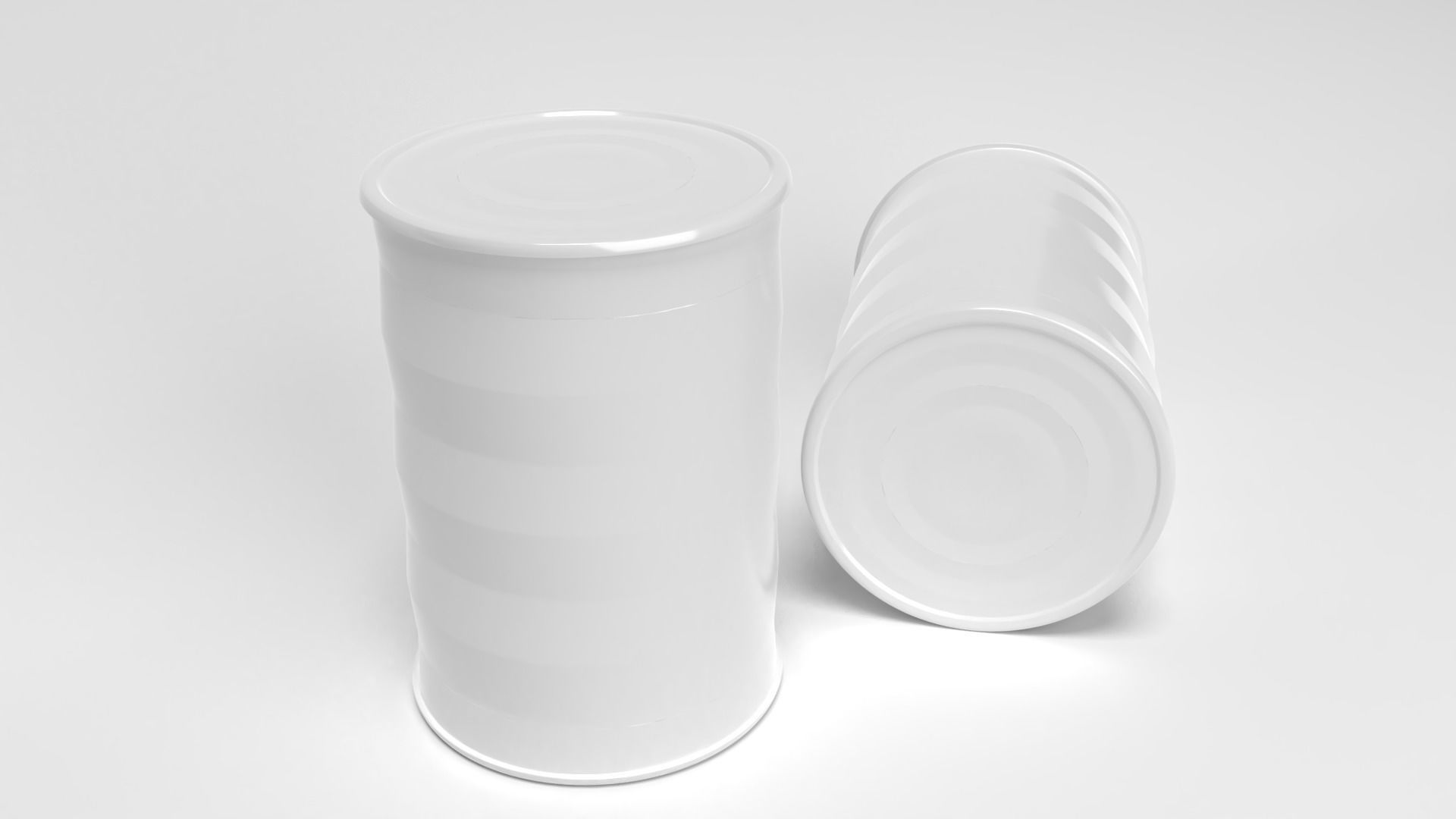 Food Cans 3D Model 3D model_2