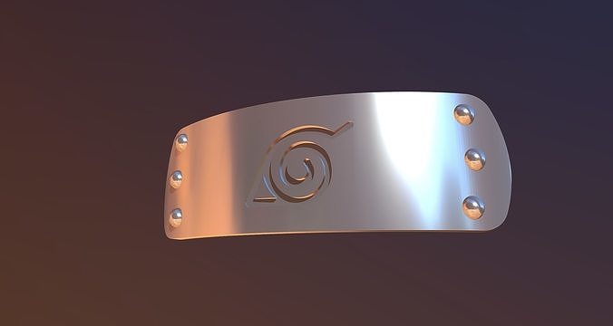 Naruto Headband Free 3D print model