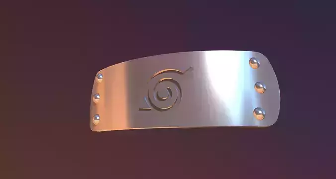 Naruto Headband Free 3D print model