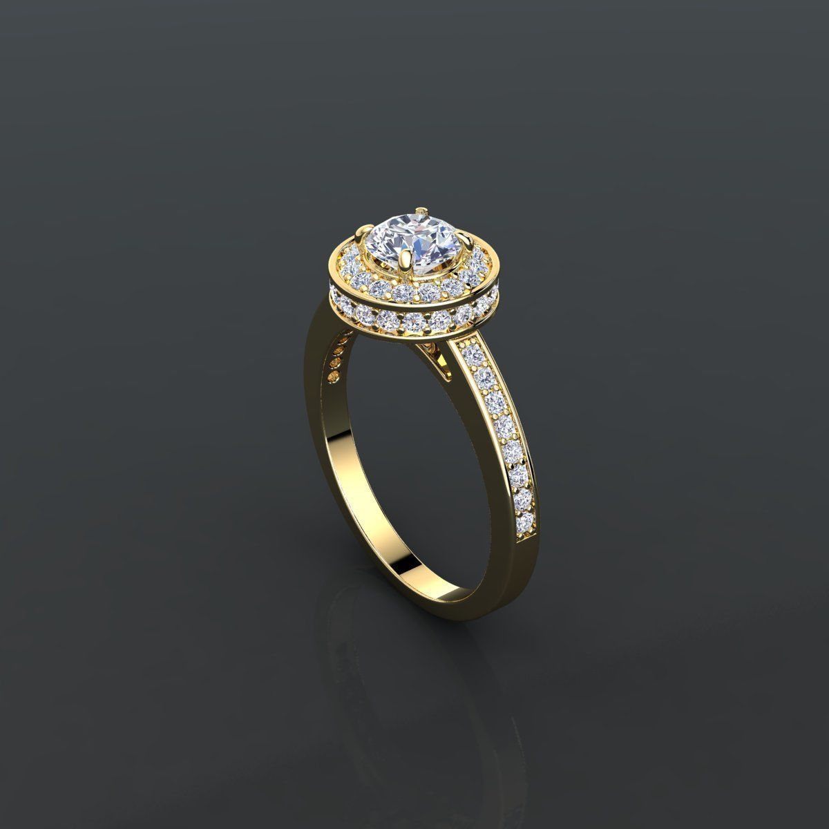 Halo Ring  3D print model_9