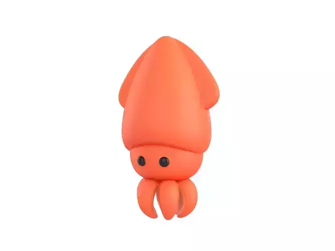 Character069 Squid 3D model