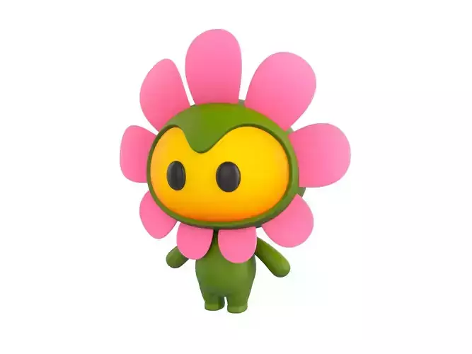 Character071 Flower Mascot
