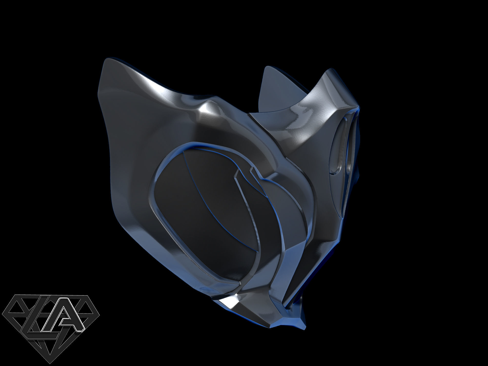 Scorpion MK 11 mask 3D print model_3