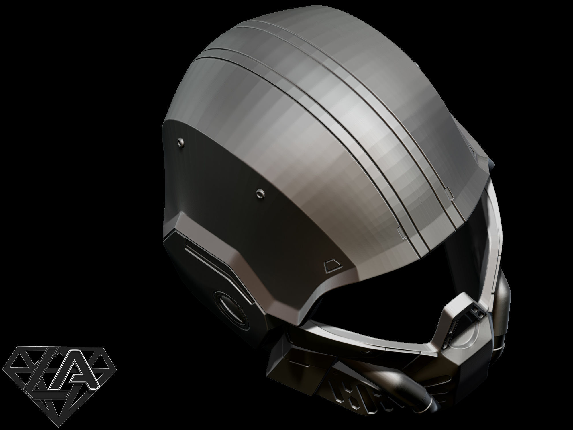 Destiny Argus custom helmet 3d model 3D print model_9