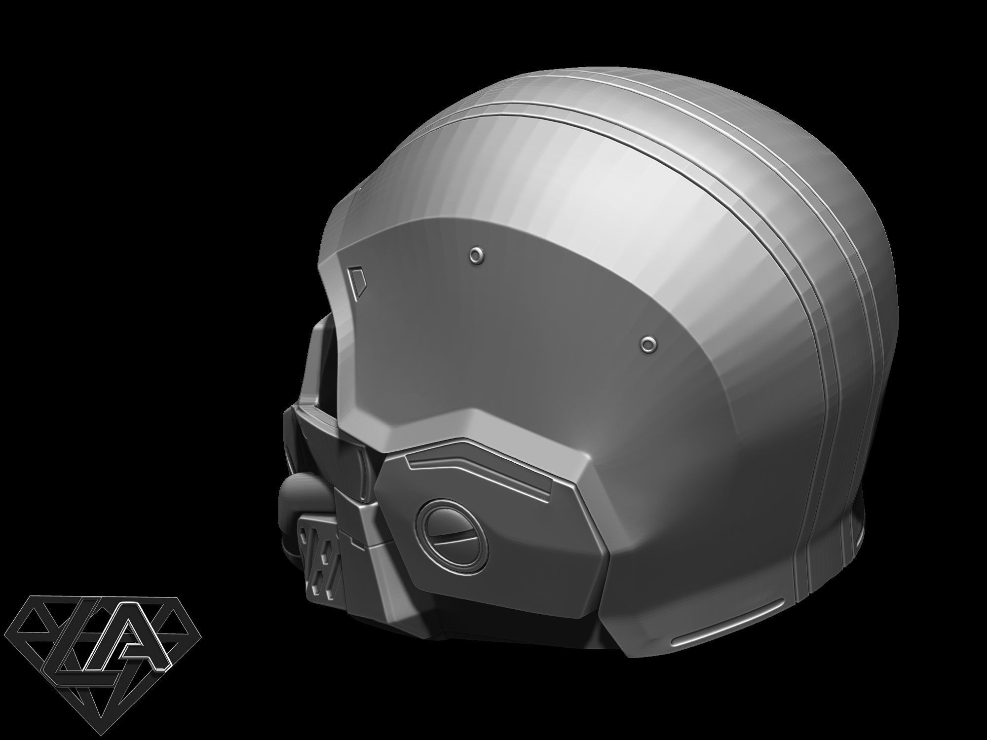 Destiny Argus custom helmet 3d model 3D print model_10