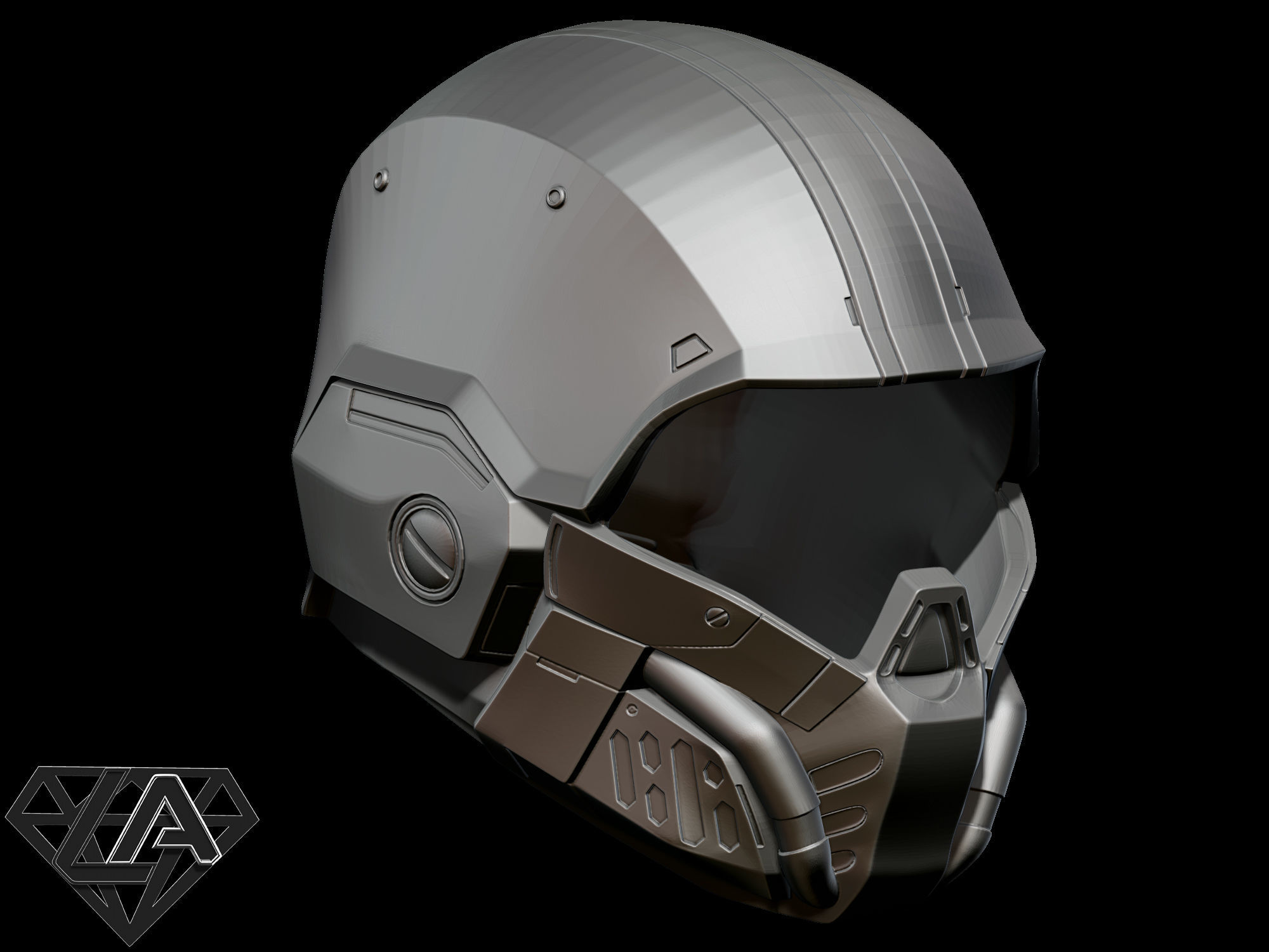 Destiny Argus custom helmet 3d model 3D print model_5