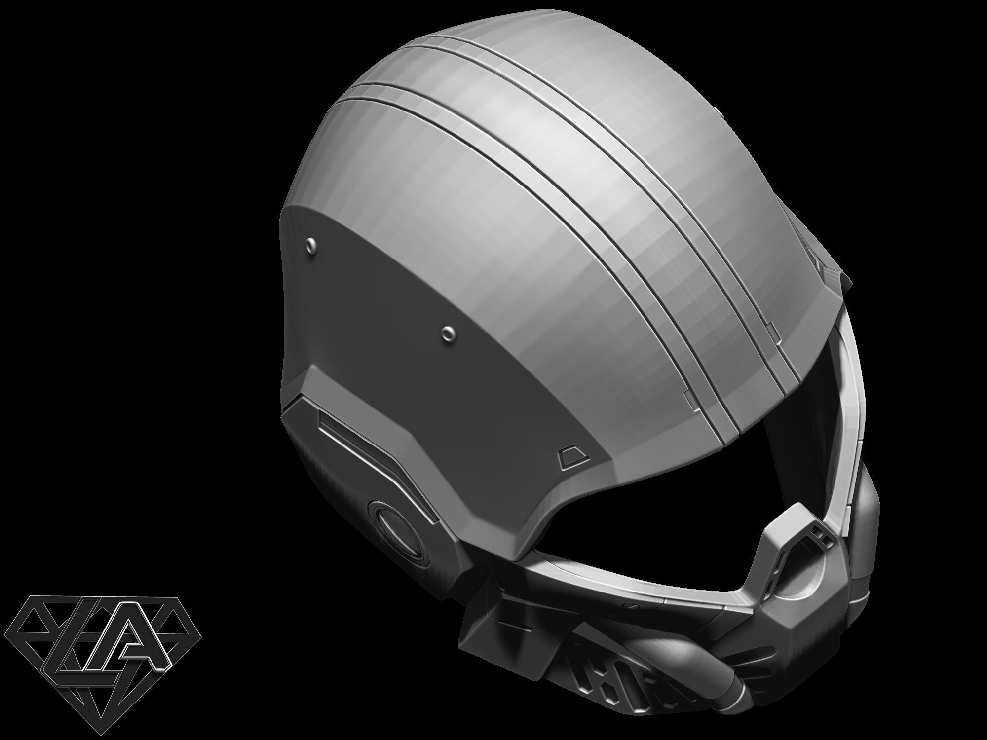 Destiny Argus custom helmet 3d model 3D print model_8