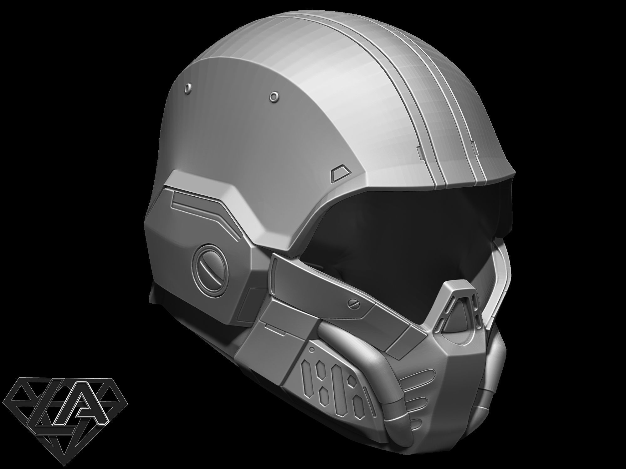 Destiny Argus custom helmet 3d model 3D print model_4