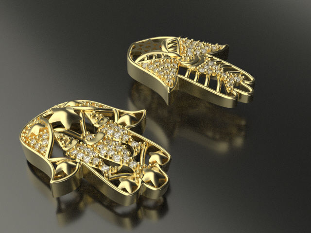 Hamse   pendant N00014 3D print model_5