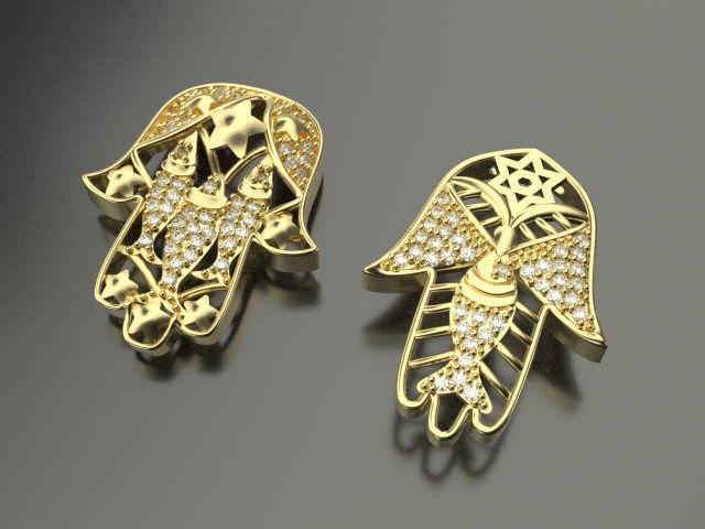 Hamse   pendant N00014 3D print model_1