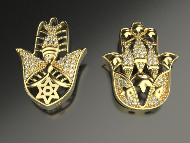 Hamse   pendant N00014 3D print model_2