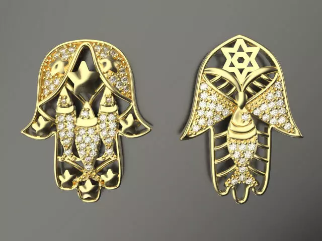 Hamse   pendant N00014 3D print model_0