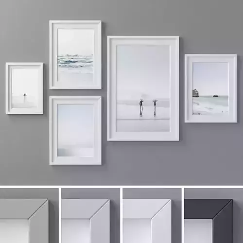 Photo Frames Set  154 3D model