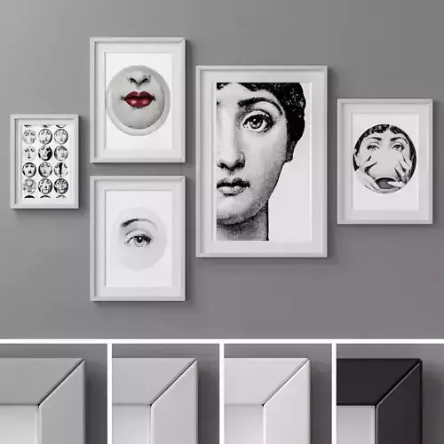 Photo Frames Set  156 3D model