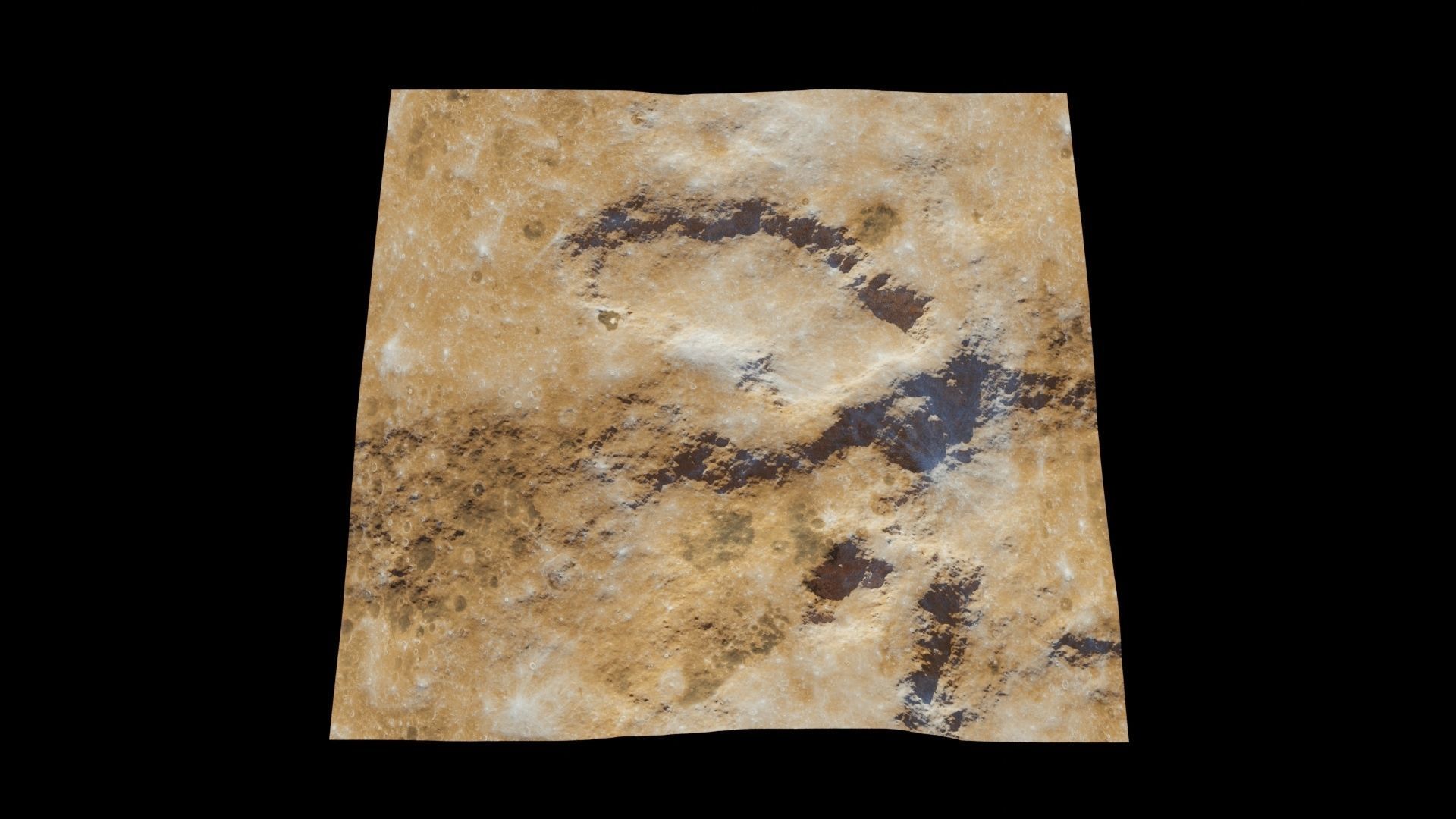Planet Surface 3D model 2 Lod 3D model_10