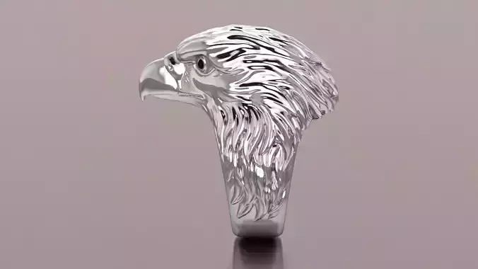Eagle ring 3D print model 