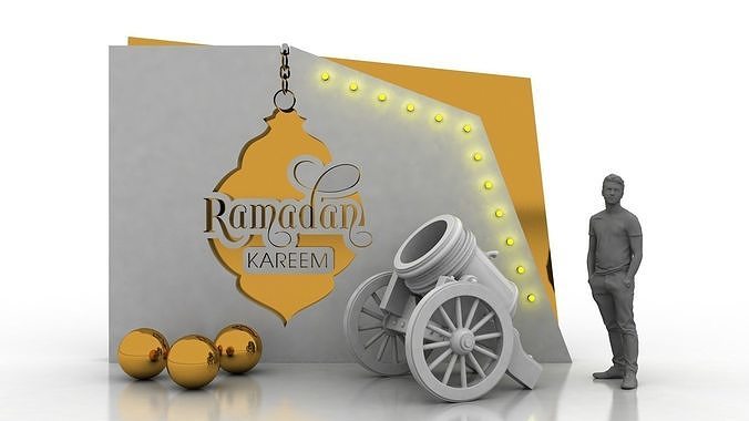 Ramadan kareem Decoration 3D model