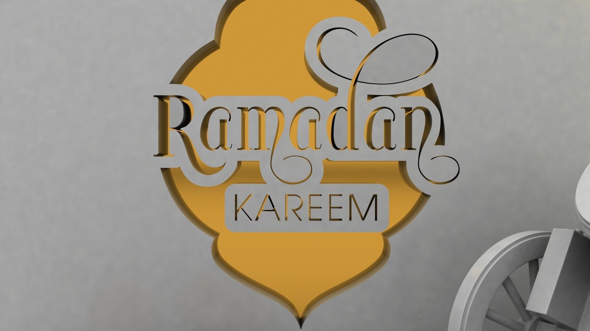 Ramadan kareem Decoration 3D model_3