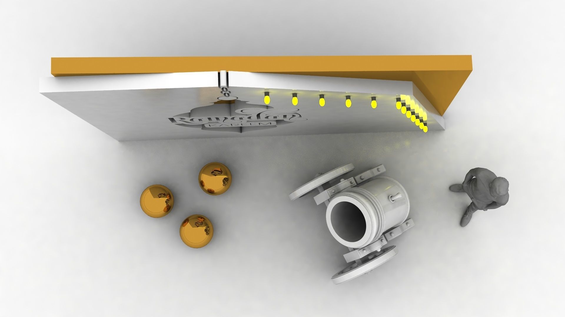Ramadan kareem Decoration 3D model_1