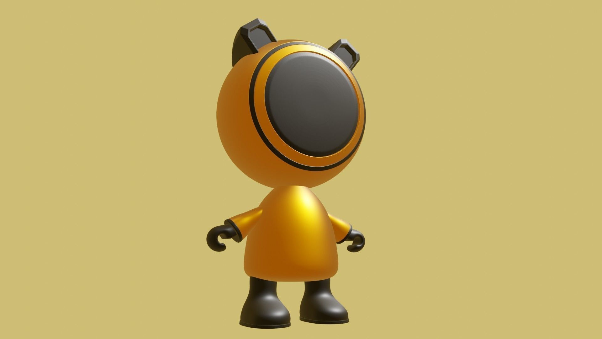 Robot Character - RC01 3D print model_4