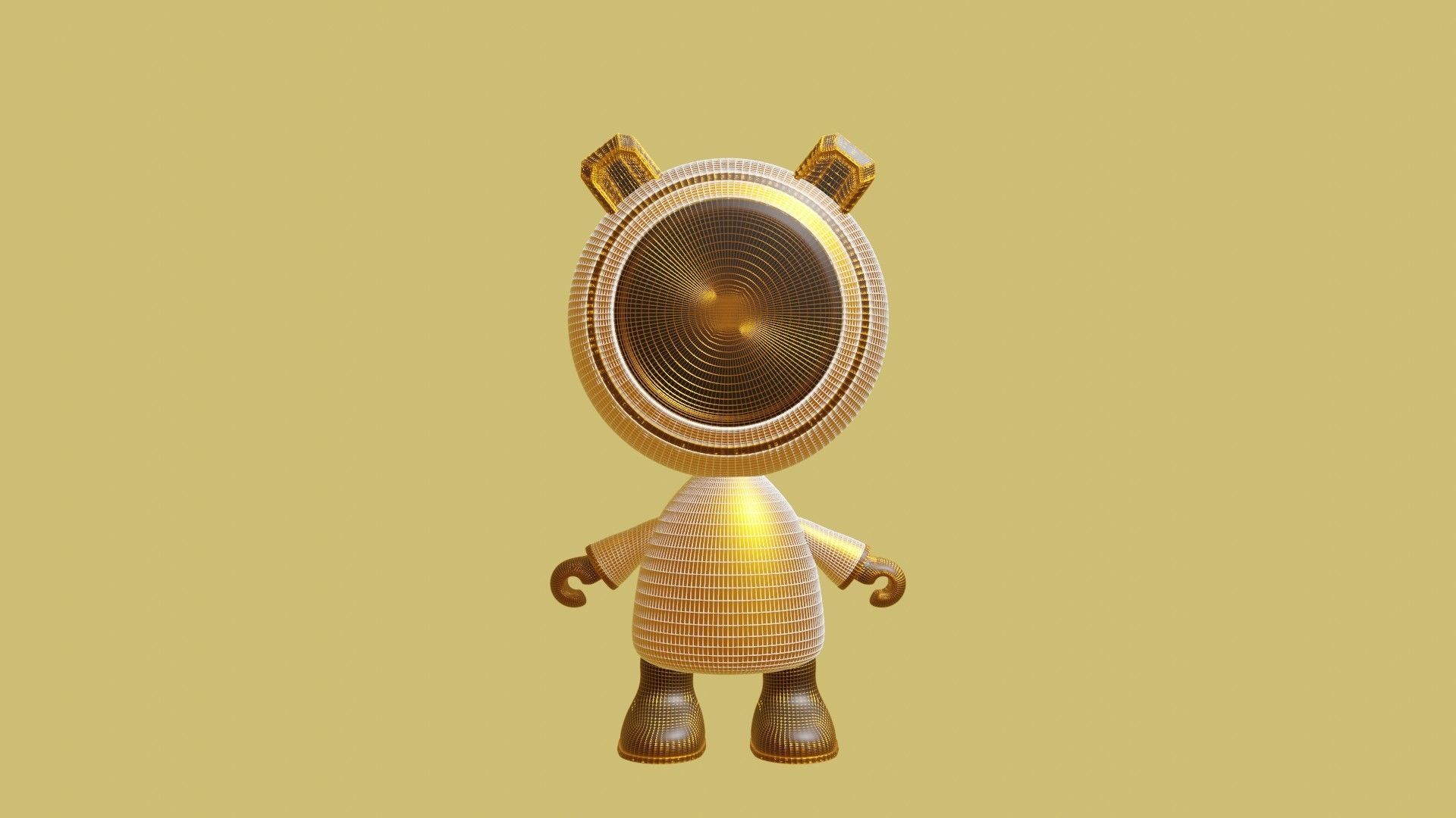 Robot Character - RC01 3D print model_5