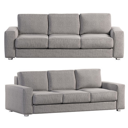 Sofa modern Low-poly 3D model