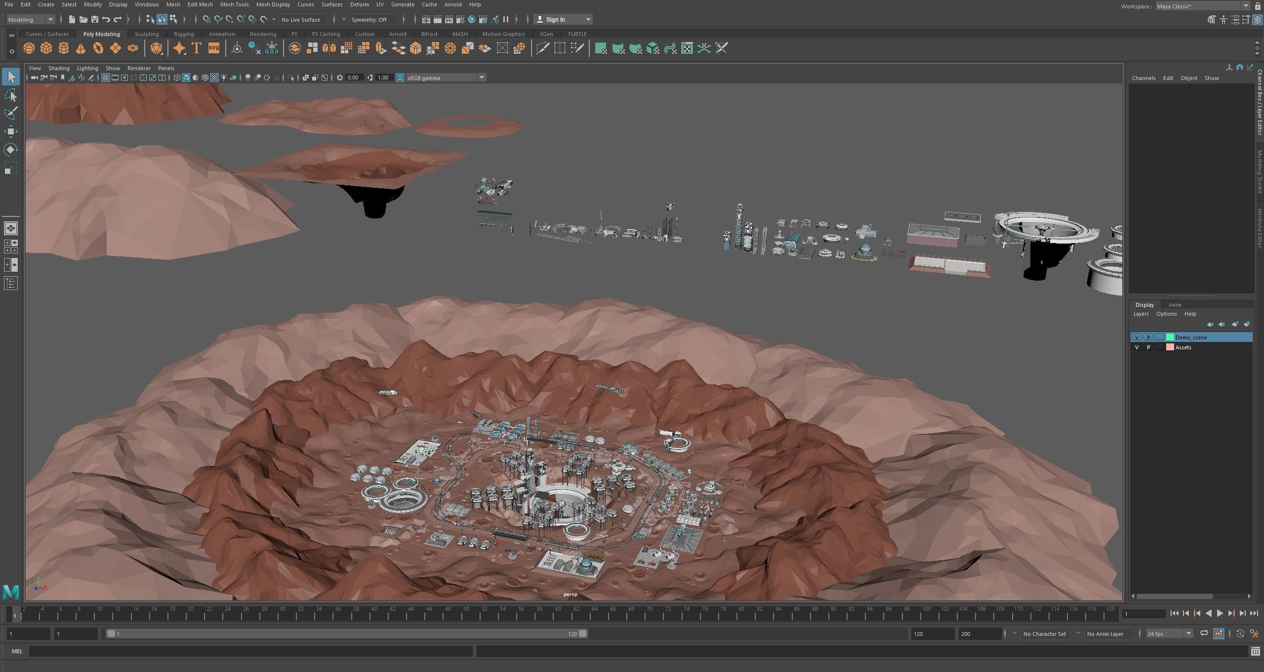 Space Station Low-poly 3D model_40