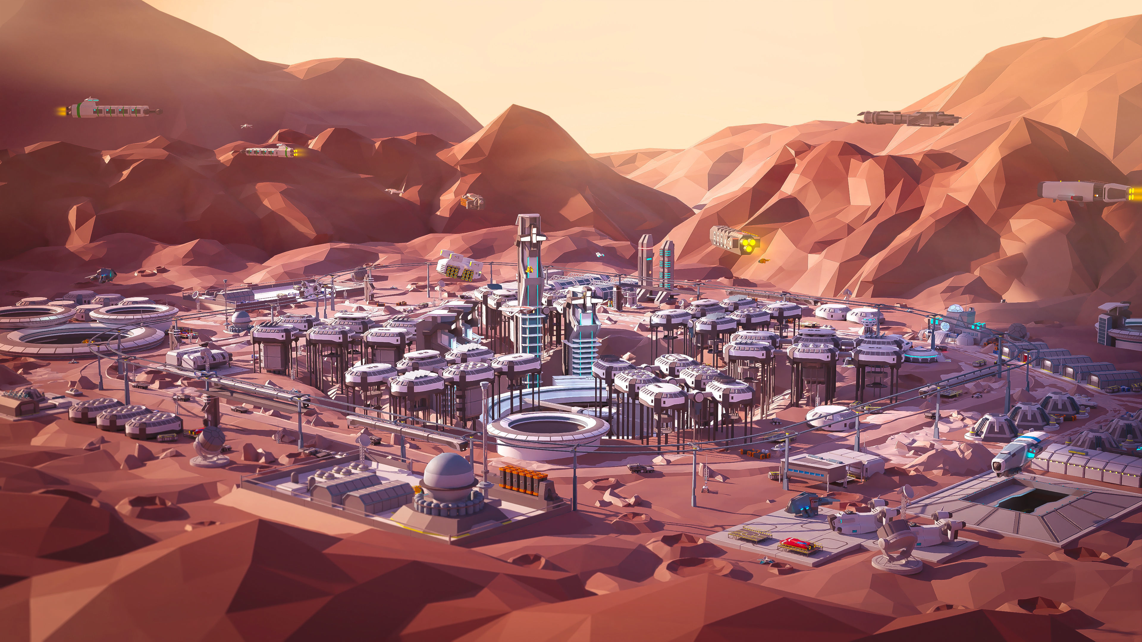 Space Station Low-poly 3D model_9