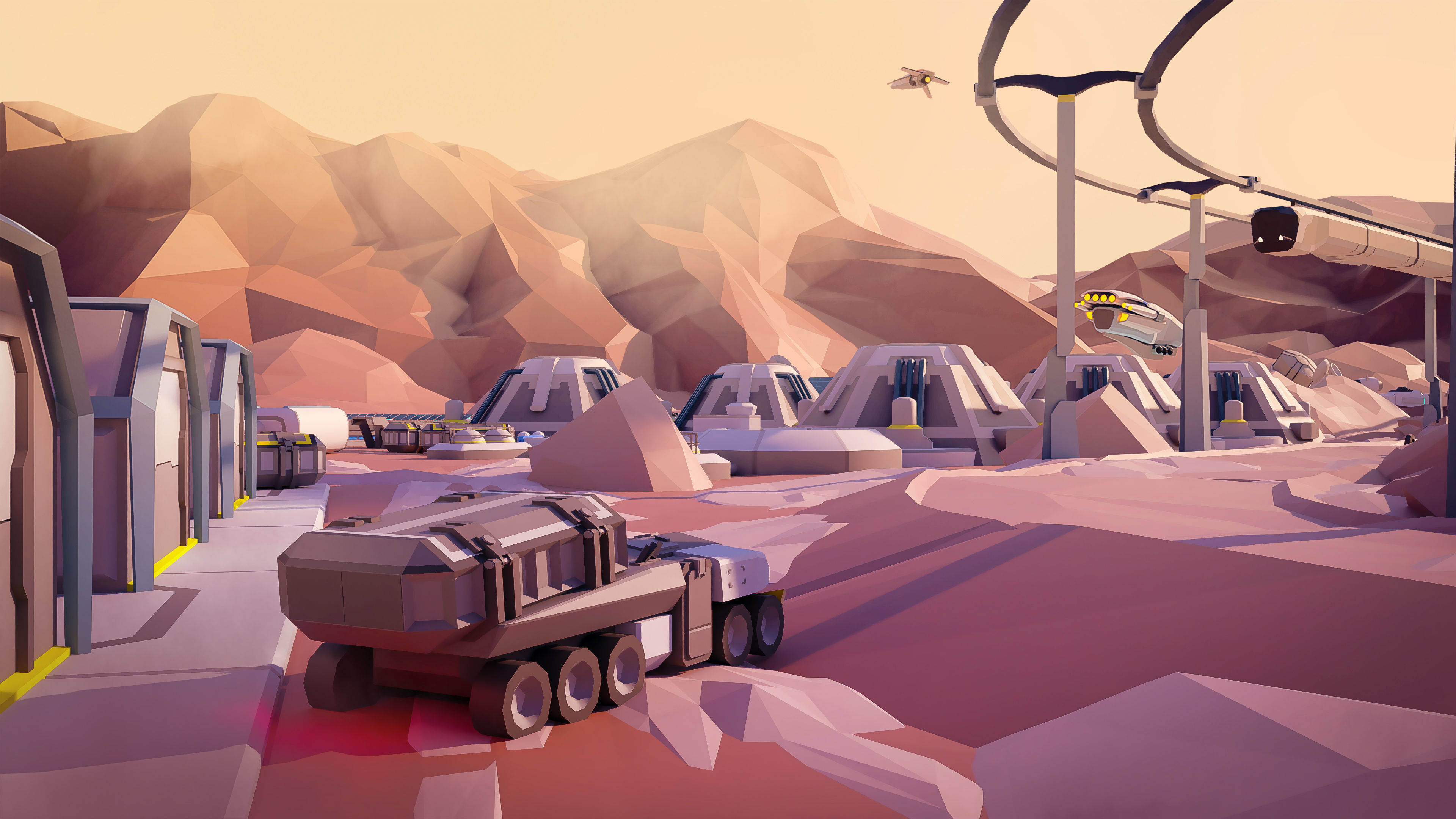 Space Station Low-poly 3D model_20