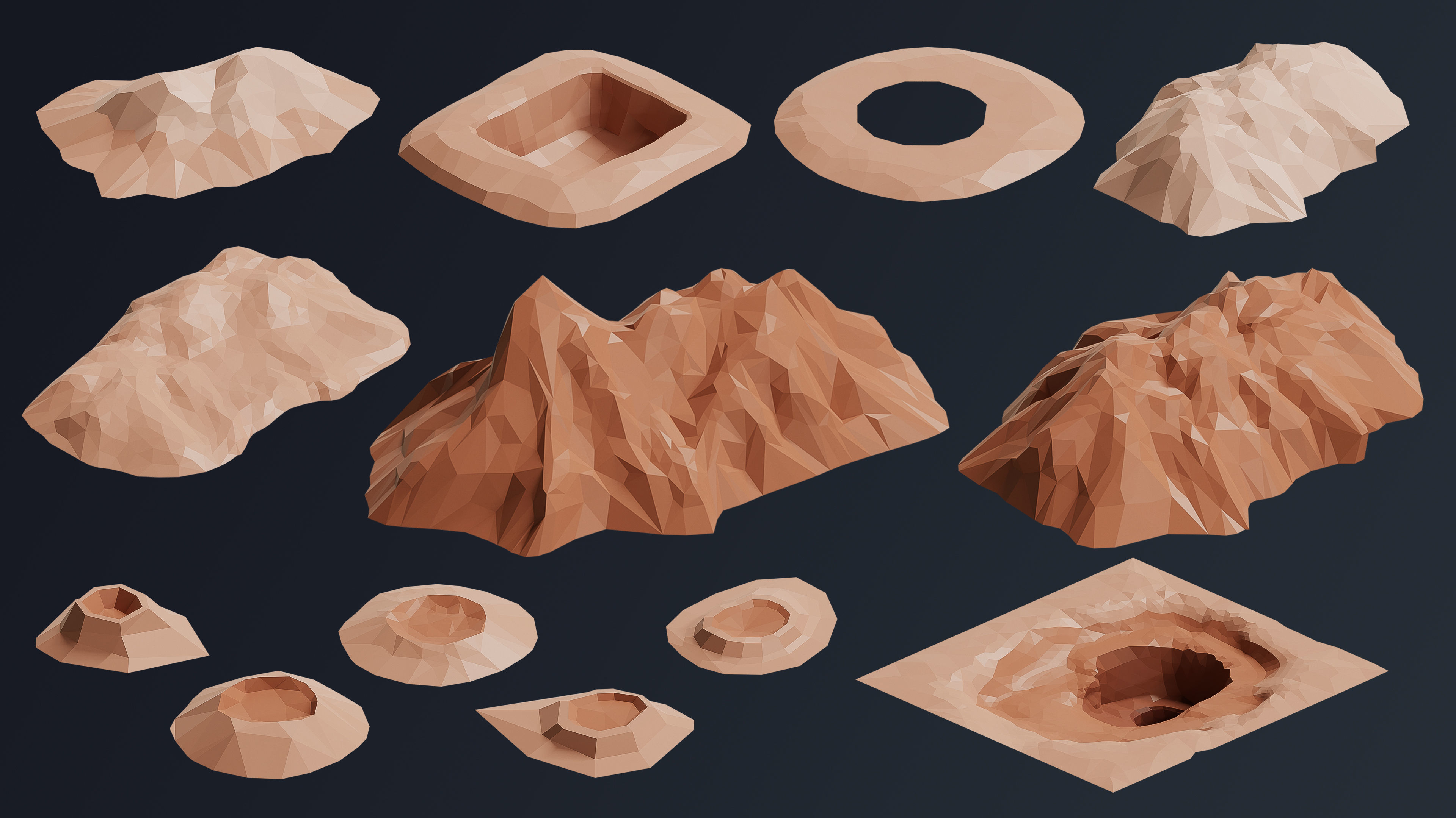 Space Station Low-poly 3D model_35